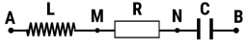 Cho mạch xoay chiều AB  không phân nhánh như hình vẽ. Dùng vôn kế nhiệt đo được điện áp trên đoạn AN  bằng 150V (ảnh 1)