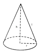Gọi l, h, r lần lượt là độ dài đường sinh, chiều cao và bán kính đáy  (ảnh 1)