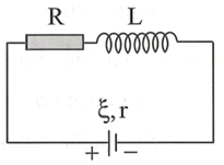 Cho mạch điện có sơ đồ như hình bên: L là một ống dây dẫn hình trụ dài 10 cm, gồm 1000 vòng (ảnh 1)