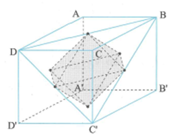 Thể tích khối đa diện có đỉnh là tâm của các mặt của hình hình lập phương cạnh 2a là (ảnh 1)