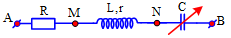 Đặt điện áp u= U căn 2 cos( 50 pi t) V vào đoạn mạch AB như hình vẽ (ảnh 1)
