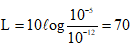 Cường độ âm tại một điểm trong môi trường truyền âm là 10^-5 (ảnh 1)