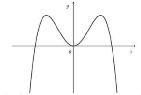 Đồ thị hàm bậc bốn trùng phương nào dưới đây có dạng đồ thị như hình vẽ bên (ảnh 1)