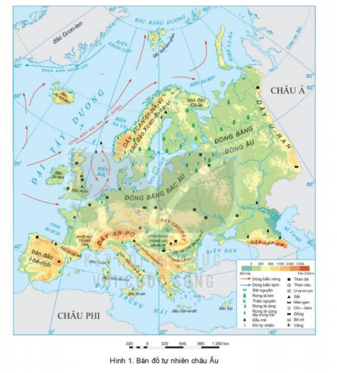 Đọc vấn đề nhập mục a và để ý hình 1, hãy: - Phân tích điểm sáng những điểm địa hình chủ yếu ở châu Âu. - Xác xác định trí một trong những mặt hàng núi và đồng vày rộng lớn ở châu Âu. (ảnh 1)