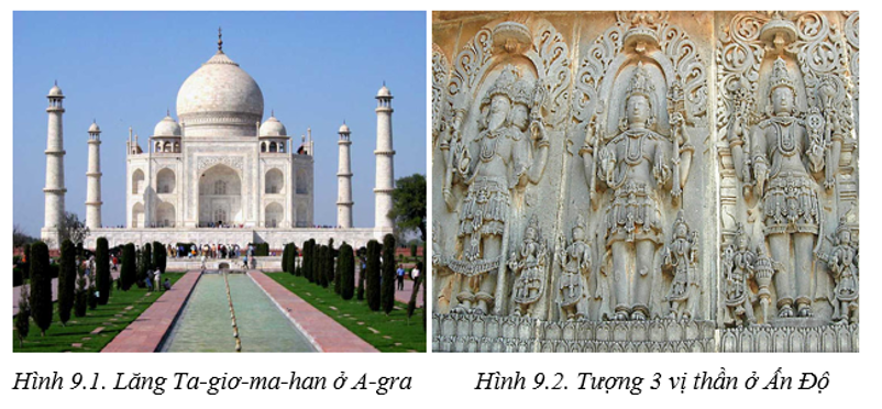 Đọc thông tin và quan sát các hình 9.1, 9.2 hãy giới thiệu những nét chính về tôn giáo ở Ấn Độ (ảnh 1)