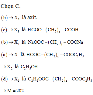 Hợp chất X có công thức C8H14O4. Từ X thực hiện các phản ứng (ảnh 1)