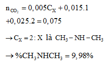 Hỗn hợp E gồm amin X (no, đơn chức, mạch hở, bậc hai) và hai ancol (ảnh 2)