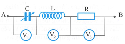 Đặt một điện áp xoay chiều u=100V2cos(100#t)V (t tính bằng s) vào hai đầu (ảnh 1)