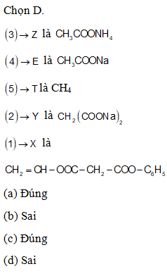 Cho các chất hữu cơ X, Y, Z, T, E thỏa mãn các sơ đồ sau: (ảnh 1)