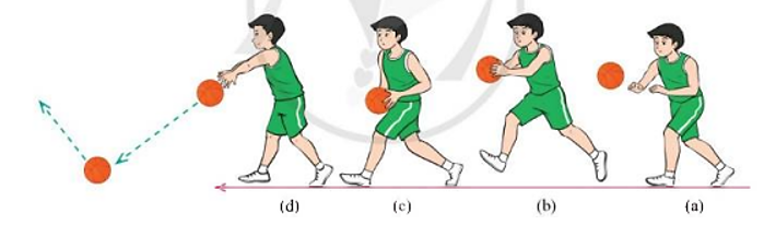 Em hãy mô tả chuyển động của tay trong kĩ thuật chuyền bóng hai tay trước ngực bật đất (ảnh 2)
