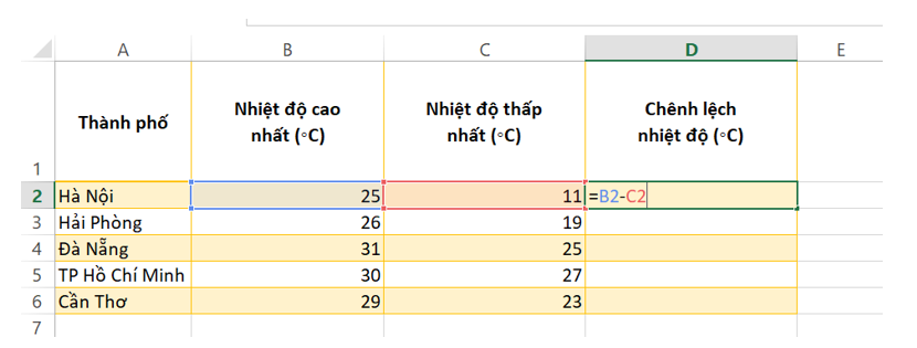 Thao tác theo hướng dẫn trong mục “Tự động điền công thức theo mẫu” (ảnh 1)