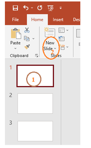 Em hãy sử dụng phần mềm PowerPoint tạo bài trình chiếu tương tự như ở Hình 3. Sau đó bổ sung sau trang (ảnh 1)