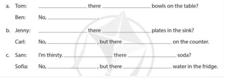 Complete the sentences ( Hoàn thành câu sau) (ảnh 1)