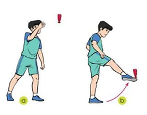Hãy nêu những điểm giống và khác nhau giữa kĩ thuật giao cầu thấp chân chính diện và kĩ thuật giao cầu thấp chân nghiêng mình (ảnh 2)