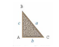Viết chương trình thực hiện nhập từ bàn phím hai số nguyên b, c là độ dài hai cạnh góc vuông của tam giác ABC (ảnh 1)
