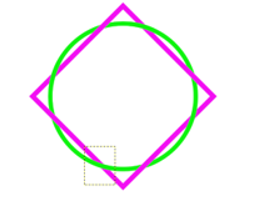 Em hãy thiết kế hình tròn và hình vuông lồng nhau như Hình 14 (ảnh 12)