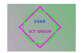 Em hãy thiết kế logo “10A5 ICT GROUP” như Hình 17 (ảnh 3)