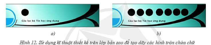Hãy thiết kế banner “Câu lạc bộ Tin học ứng dụng” của lớp 10A5 như Hình 5. Lưu tệp ảnh và xuất tệp sang định dạng chuẩn png, tên tệp là “Banner CLB ICT” (ảnh 10)
