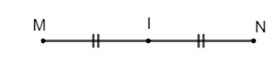 Cho đoạn thẳng MN có trung điểm là I.  a) Viết các vectơ khác vectơ-không có điểm đầu (ảnh 1)