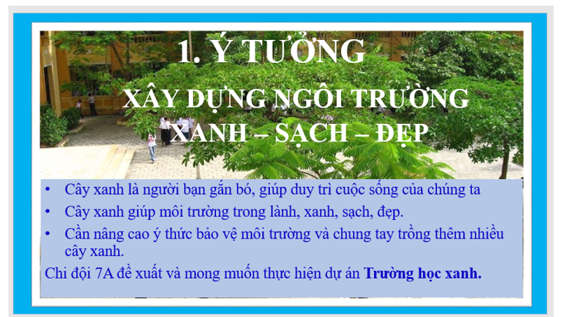 Em hãy định dạng văn bản, biên tập nội dung cho các trang chiếu của tệp trình chiếu Truonghocxanh.pptx (ảnh 3)