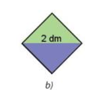 Lấy hai trong bốn tam giác nhận được ở trên ghép thành một hình vuông (H.2.2b). Em hãy tính diện tích hình vuông nhận được (ảnh 1)