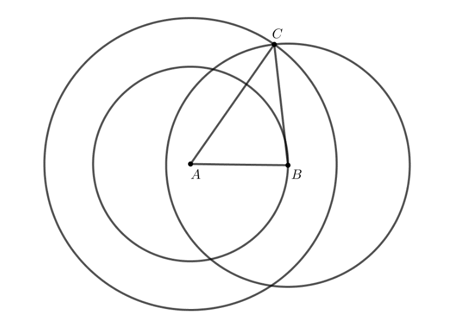 Vẽ tam giác khi biết độ dài ba cạnh  Vẽ tam giác ABC có AB = 4cm, BC = 5cm, CA = 6cm.n (ảnh 16)