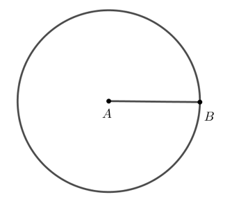 Vẽ tam giác ABC vuông tại A, AB = 4 cm, BC = 6 cm. Gợi ý:  - Vẽ đoạn thẳng AB = 4 cm. - Vẽ C là giao điểm của đường tròn (ảnh 1)