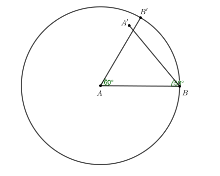 a) Em hãy trình bày các bước dùng phần mềm Geogebra để vẽ tam giác ABC có (ảnh 6)