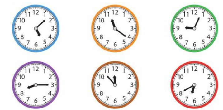 Mỗi đồng hồ sau chỉ mấy giờ (ảnh 1)