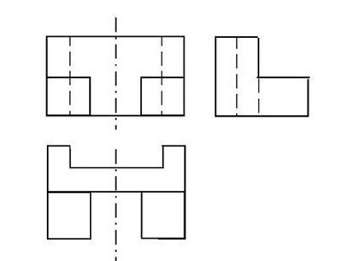 Cho mô hình ba chiều của các vật mẫu (từ Hình 9.17 đến Hình 9.20). Lập bản vẽ kĩ thuật gồm ba hình chiếu vuông góc của các vật thể đó (ảnh 3)