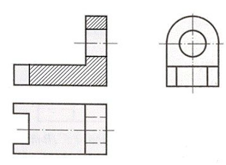 Hãy vẽ hình cắt, mặt cắt một số đồ vật trong gia đình. (ảnh 1)