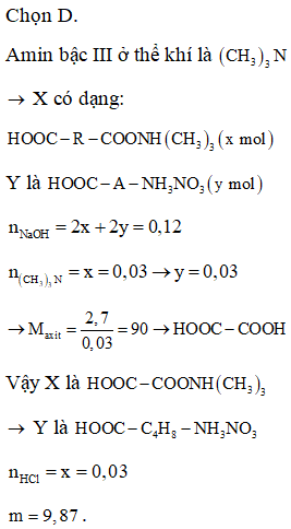Hỗn hợp E gồm chất X (CxHyO4N) và Y (CxHtO5N2), trong đó X (ảnh 1)