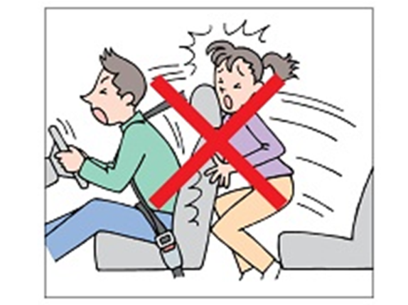 Khi ngồi trên ô tô, tàu lượn cao tốc hoặc máy bay, hành khách luôn được nhắc thắt dây an toàn. Giải thích điều này. (ảnh 1)