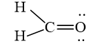 Công thức của CH2O có thể biểu diễn ở dạng công thức (ảnh 1)