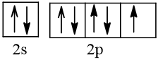 Biểu diễn cấu hình theo orbital (chỉ với lớp ngoài cùng) các nguyên tử (ảnh 9)