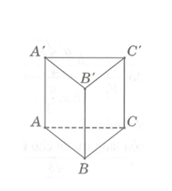 Tính thể tích V của khối lăng trụ tam giác đều có cạnh đáy bằng a và tổng diện tích các mặt bên bằng 3a^2    (ảnh 1)