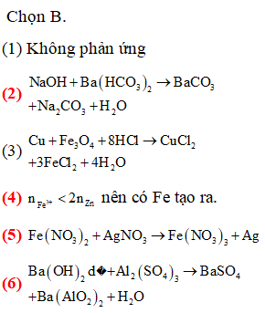 Thực hiện các thí nghiệm sau:  (1) Cho dung dịch NaHCO3 vào dung dịch Mg(NO3)2 ở nhiệt (ảnh 1)