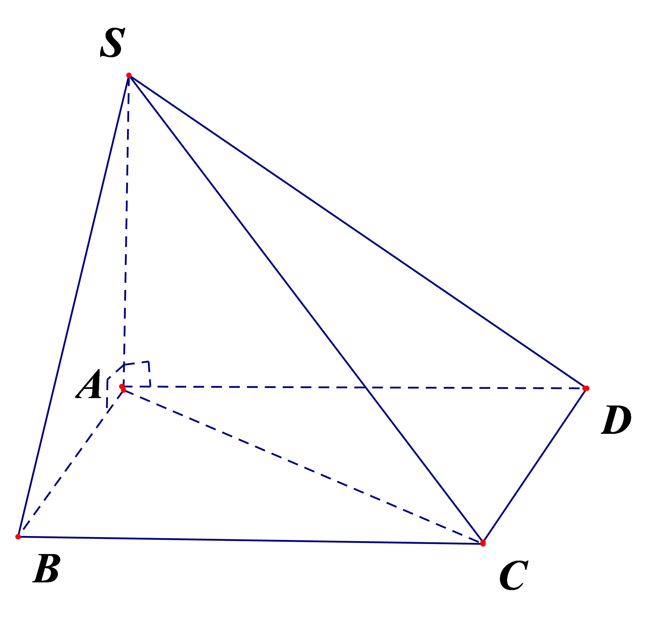 Cho hình chóp S.ABCD có đáy ABCD là hình vuông cạnh bằng 2a có SA vuông góc với (ảnh 1)