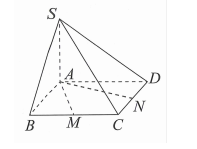 Cho hình chóp S.ABCD có đáy ABCD là hình vuông, AB=1 , cạnh bên SA=1  và vuông góc với mặt phẳng đáy (ANCD) . Kí hiệu M là điểm di động trên đoạn CD và N là điểm di động trên đoạn CB sao cho góc MAN=45 độ . Thể tích nhỏ nhất của khối chóp S.AMN là? (ảnh 1)
