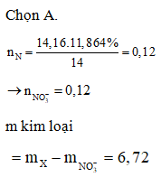 Hỗn hợp X gồm Fe(NO3)2, Cu(NO3)2 và AgNO3. Thành phần % khối lượng (ảnh 1)