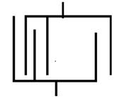 Một tụ điện không khí gồm có tất cả 21 bản hình tròn bán kính R = 2cm, đặt song song đối diện đan xen nhau như hình vẽ. Khoảng cách giữa hai tấm liên tiếp (ảnh 1)