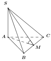 Cho hình chóp \(S.ABC\) có \(SA\) vuông góc với mặt phẳng (ảnh 2)