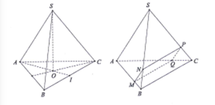 Cho hình chóp đều S.ABC cạnh đáy bằng 2a và cạnh bên bằng 3a. Gọi M là điểm  (ảnh 1)