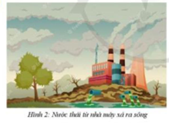 Hình 2 phản ánh tình trạng gì xảy ra đối với tài nguyên nước? Dưới góc độ lợi ích của người sản xuất (ảnh 1)