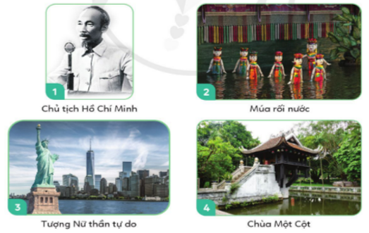 Quan sát tranh và chọn những hình ảnh về đất nước, con người Việt Nam.  (ảnh 1)