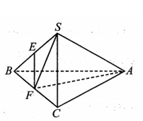 Cho hình chóp S.ABC có  , tam giác SCho hình chóp S.ABC có SC= a căn 2 , tam giác SAB đều cạnh a và tam giác AB đều cạnh a và tam giác  (ảnh 1)