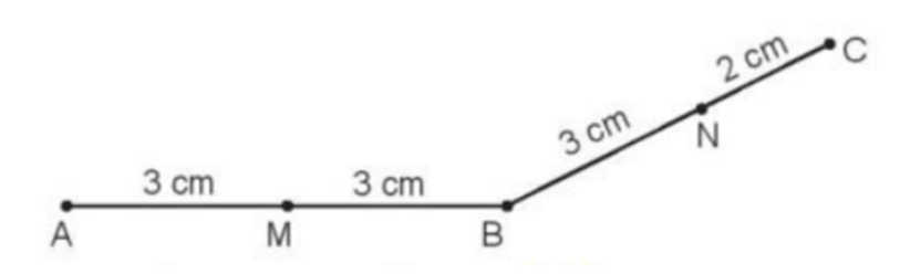 Đ. S? a) M là trung điểm của đoạn thẳng AB (ảnh 1)