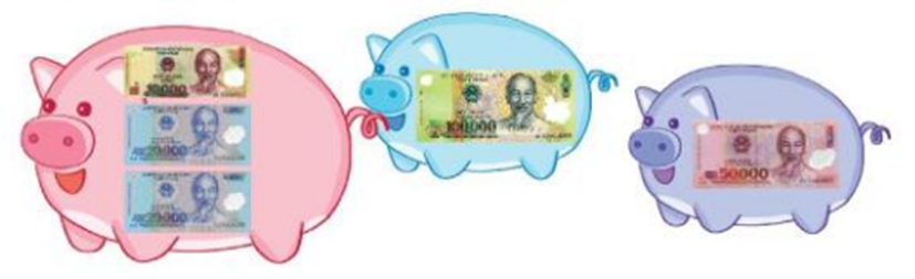 Chú lợn nào đựng nhiều tiền nhất? (ảnh 1)