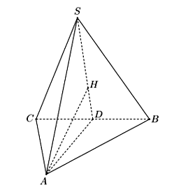 Cho hình chóp tam giác đều S.ABC cạnh đáy bằng a và khoảng cách từ A (ảnh 2)