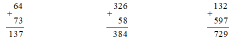 Đặt tính rồi tính: a) 64 + 73 326 + 58 132 + 597 b) 157 – 85 965 – 549	 (ảnh 1)